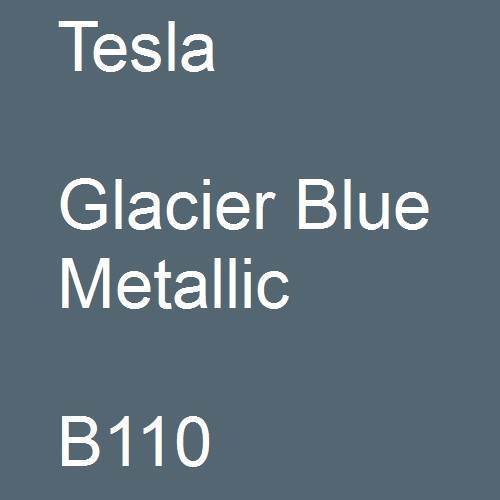 Tesla, Glacier Blue Metallic, B110.